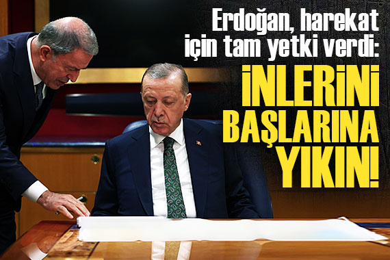 Cumhurbaşkanı Erdoğan, Bakan Akar dan harekat hakkında bilgi aldı