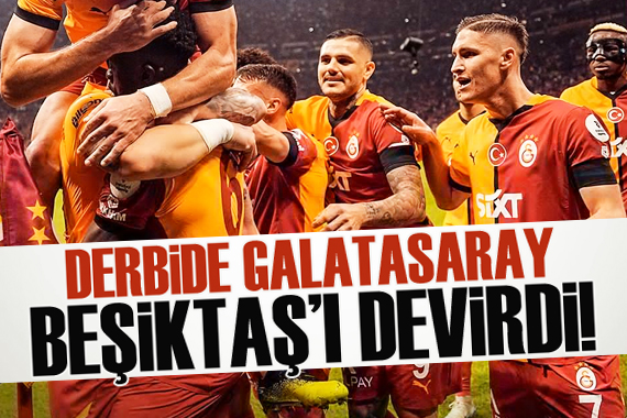 Derbide Galatasaray, Beşiktaş ı devirdi!