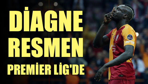 Diagne resmen Premier Lig de