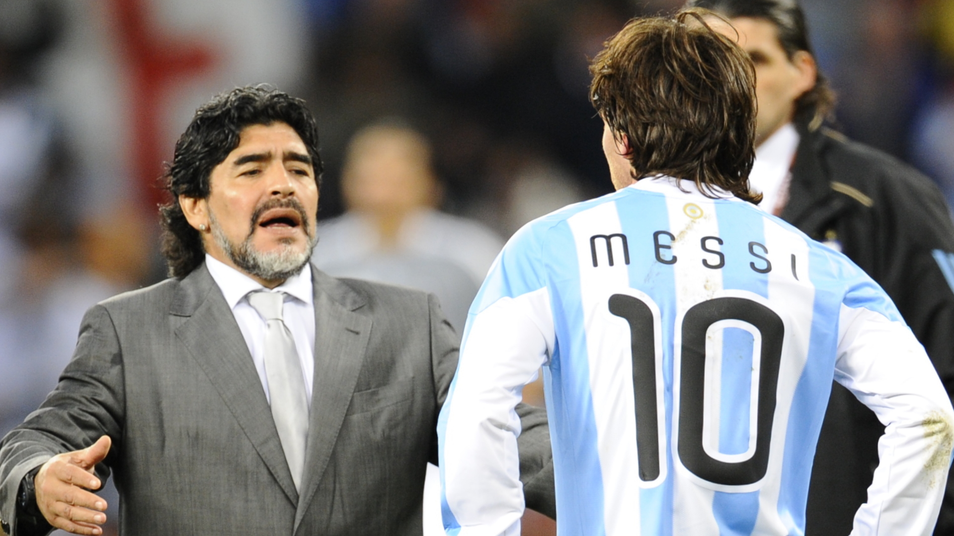 Messi den Maradona için veda mesajı!