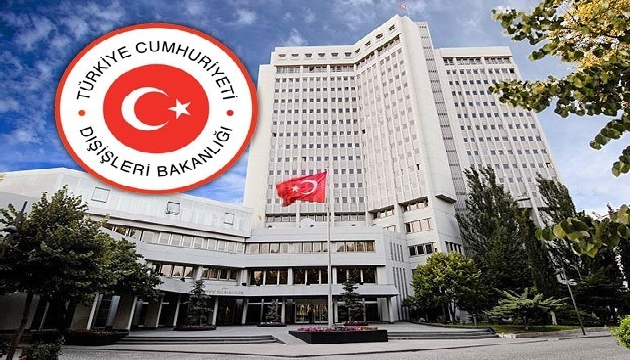 Dışişleri nden İsrail e kınama!