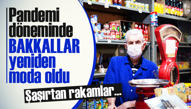 Pandemi döneminde bakkallara ilgi arttı