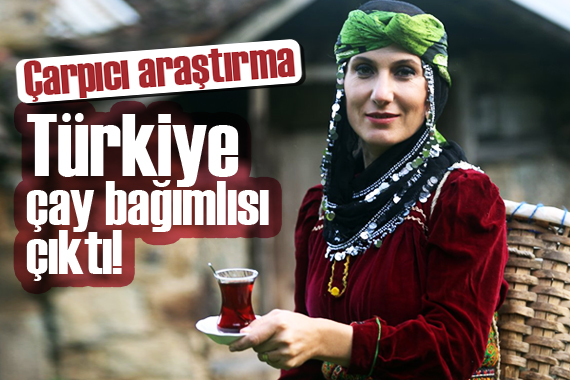 Türkiye’de insanların yüzde 87,8’i çayı tercih ediyor