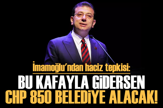 İmamoğlu ndan  Belediyelere haciz  tepkisi