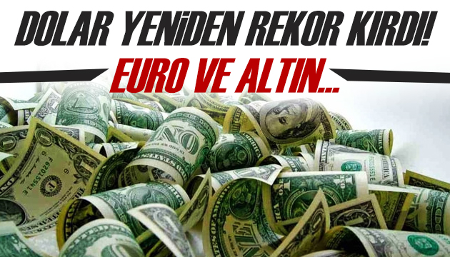Dolar ve Euro dan yeni rekor!