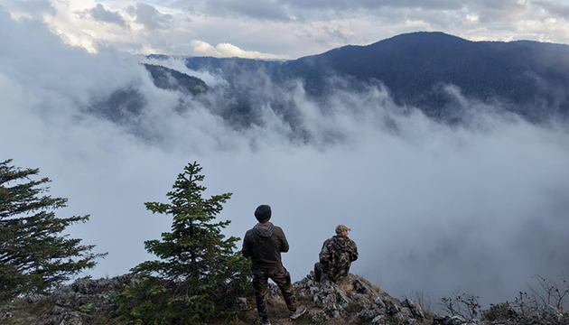 Çatak Kanyonu sisler altında görüntülendi