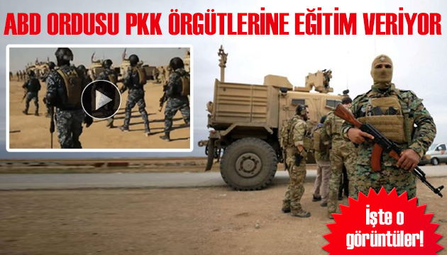 ABD ordusu, PKK örgütlerine eğitim veriyor!