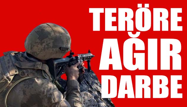 Teröre ağır darbe