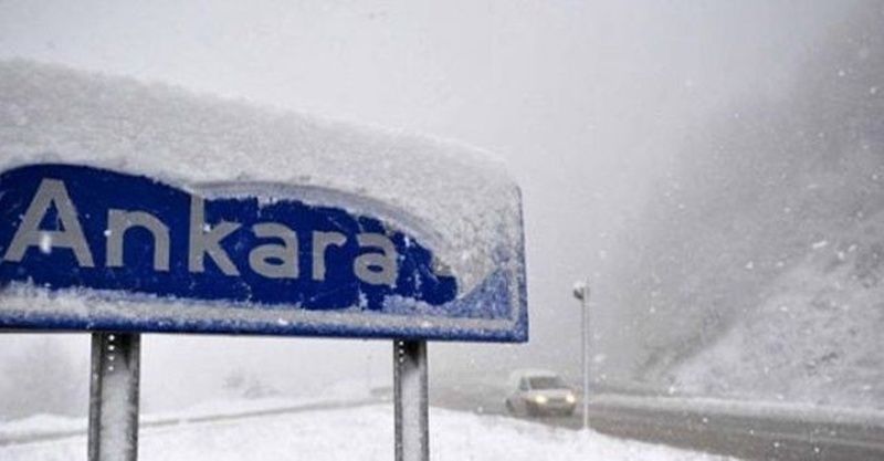 Ankara da kar yağışı etkili oluyor