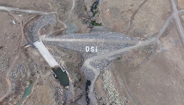 Taşlıçay da su tutulmaya başlandı