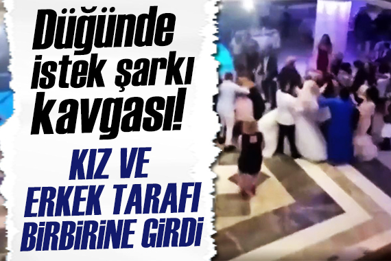 Düğünde istek parça kavgası! Eğlence karakolda bitti...