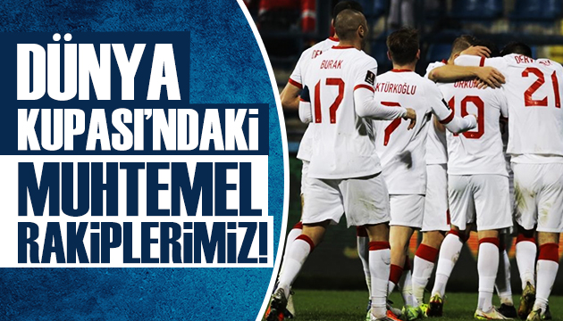 Dünya Kupası ndaki play-off muhtemel rakiplerimiz!