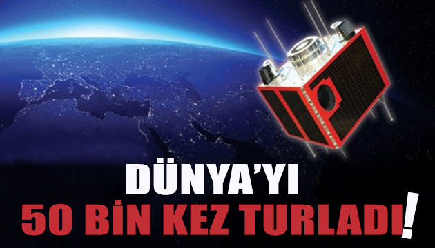 Dünya yı 50 bin 224 kez turladı