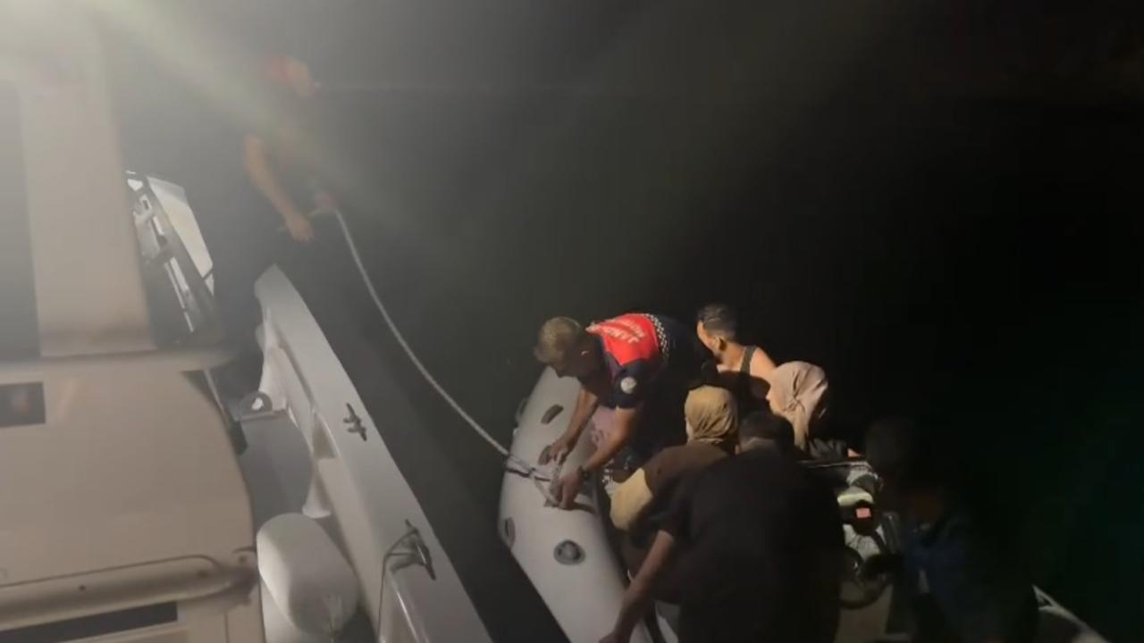 Marmaris te 37 düzensiz göçmen yakalandı