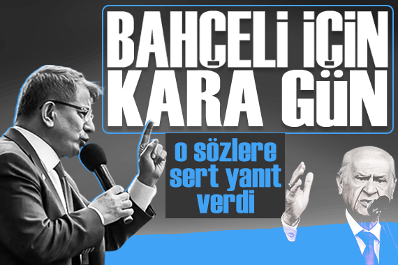 Davutoğlu ndan o sözlere dikkat çeken tepki:  Bahçeli için kara gün... 