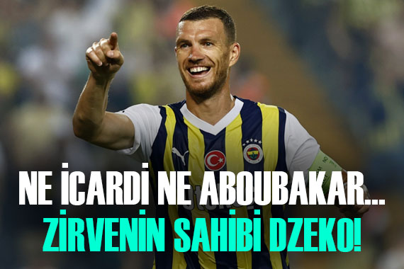 Edin Dzeko rakiplerine büyük fark attı!