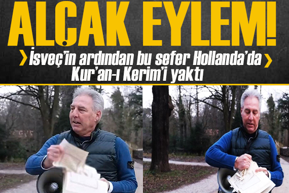 Hollanda’da Kur an-ı Kerim’e saygısızlık: Kur’an-ı Kerim yırtıp paylaştılar!