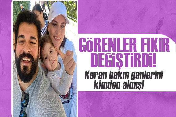 Görenler fikir değiştirdi! Karan Özçivit genlerini bakın kimden almış!