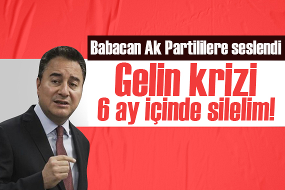 Babacan AK Partili seçmene seslendi: Gelin, krizi 6 içinde silelim!