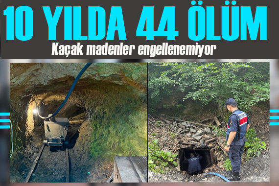 Zonguldak’ta kaçak maden ocaklarında 10 yılda 44 madenci hayatını kaybetti