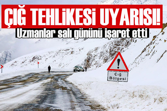 Meteoroloji den buzlanma, don ve çığ tehlikesi için uyarı