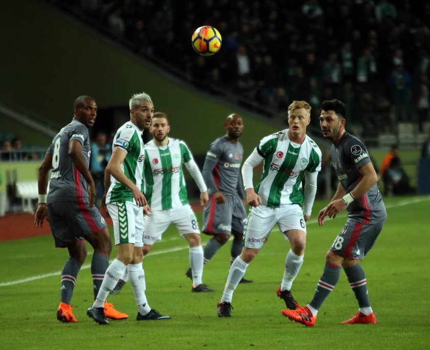 Beşiktaş Konya da ağır yaralı: 1 - 1