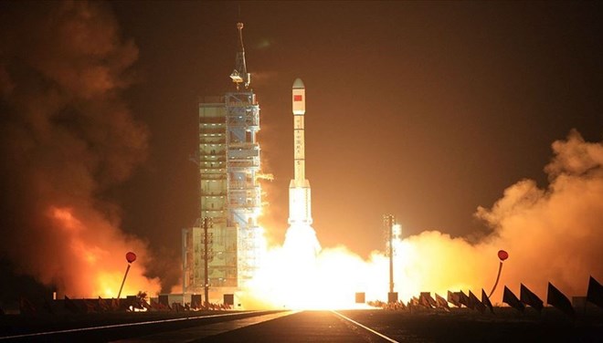 Çin in uzay kargo gemisi yörüngede