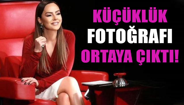 Ebru Gündeş’in küçüklük fotoğrafı ortaya çıktı!