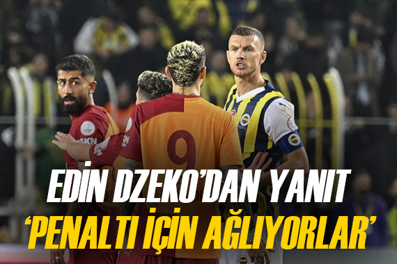 Edin Dzeko dan Galatasaray ve Icardi ye çarpıcı yanıt