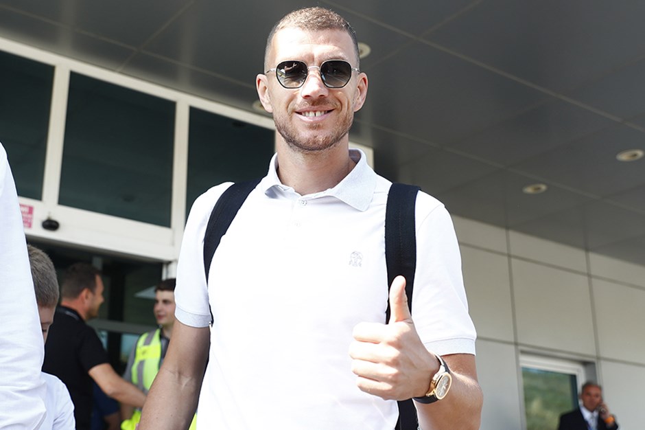 Edin Dzeko Fenerbahçe için İstanbul da!