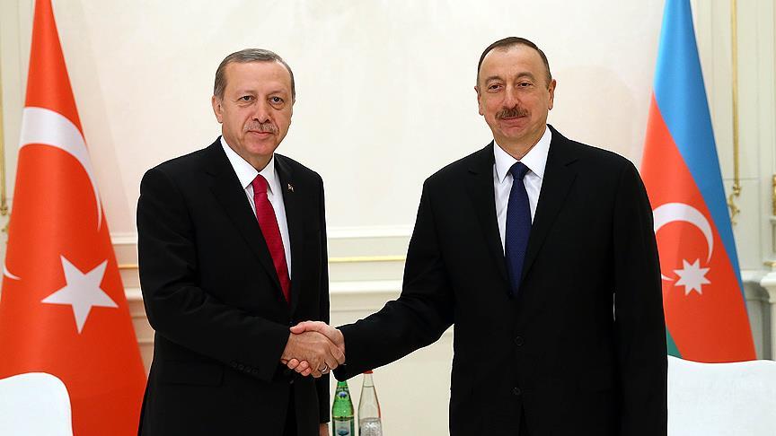Erdoğan, Aliyev ile görüştü