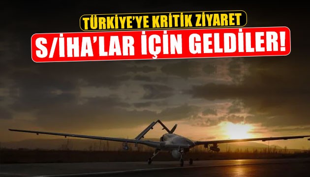 Kazakistan'dan önemli ziyaret: S/İHA'ları incelediler