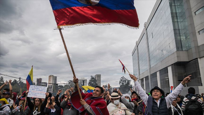 Ekvador da hükümet göstericilerle anlaşma zemini arıyor