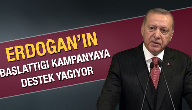 Erdoğan ın kampanyasına destek yağıyor