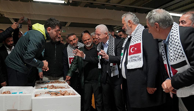 Balıkçılar hasılatı Gazze ye bağışladı
