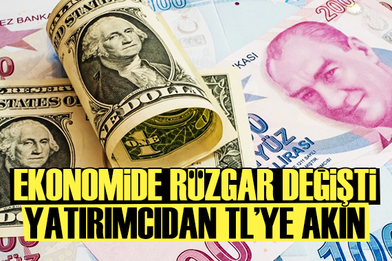 Ekonomide rüzgar yön değiştiriyor: Yatırımcılardan TL ye akın