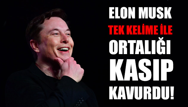 Elon Musk tek kelime ile ortalığı kasıp kavurdu