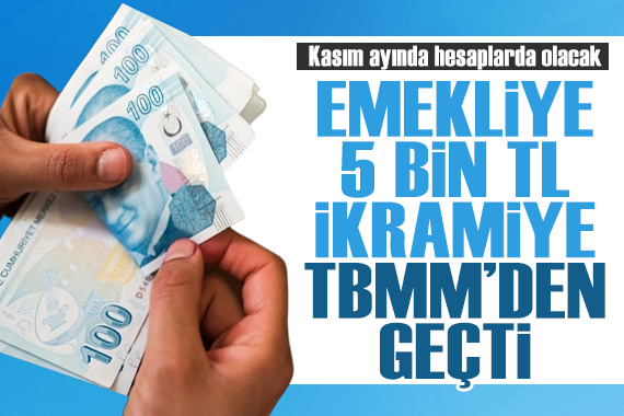 Emekli ikramiyesi düzenlemesi TBMM den geçti!