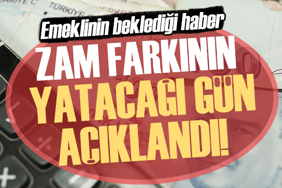 Memur emeklilerinin maaş farkının yatacağı tarih belli oldu!