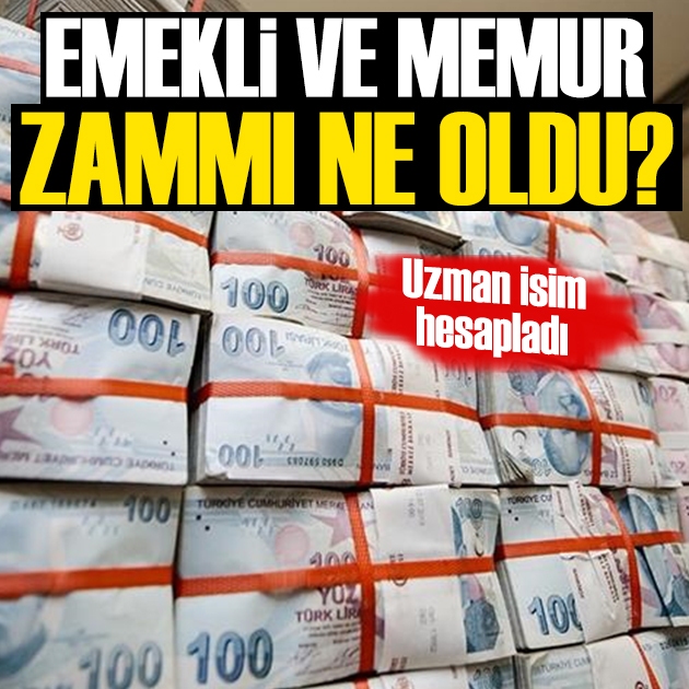 Emekli ve memur zammı ne kadar oldu? Uzman isim Özgür Erdursun hesapladı