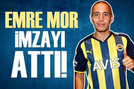 Emre Mor resmen Fenerbahçe de