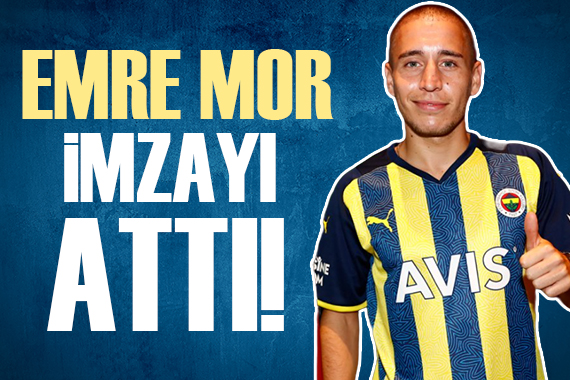 Emre Mor resmen Fenerbahçe de