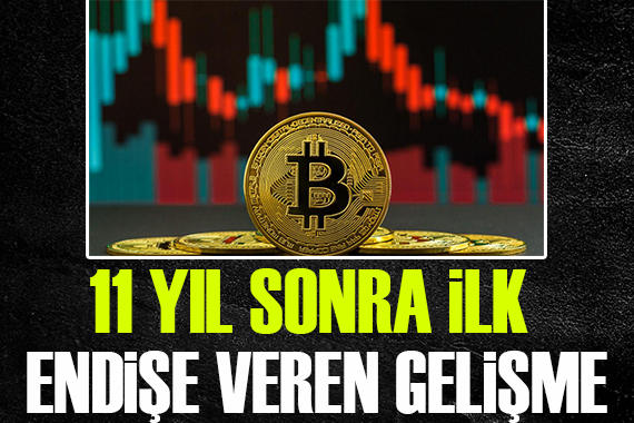 Bitcoin’de endişe veren gelişme!