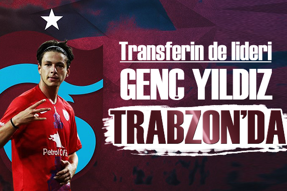 Trabzonspor transfere doymuyor! Genç yıldız Trabzon a geldi