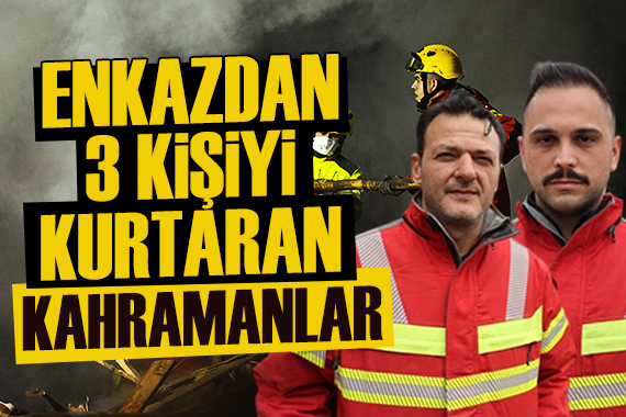 Konya da çöken binadan 3 kişiyi kurtaran itfaiyeciler o anları anlattı