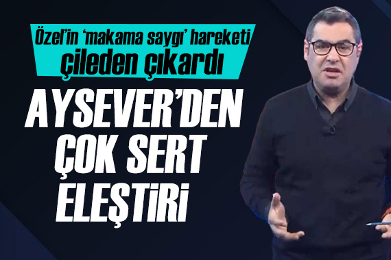 Özgür Özel in makama saygı sözleri Enver Aysever i çileden çıkardı