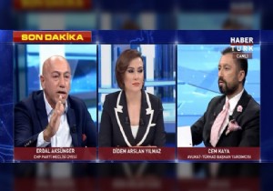 Habertürk canlı yayınında konukların atışmaları sonucu ortalık karıştı