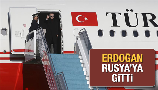 Erdoğan Rusya ya gitti