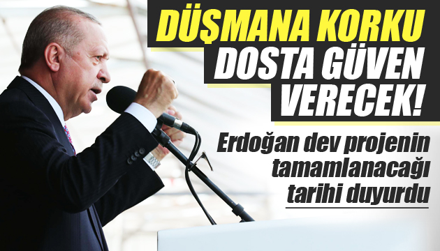 Erdoğan: Düşmana korku, dosta güven verecek!