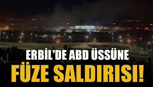 Erbil de füze saldırısı
